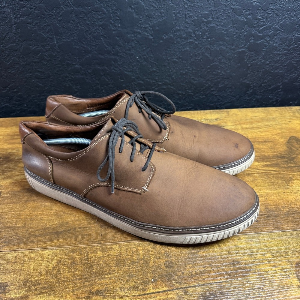 Johnston & Murphy McGuffey 59-0970 Brown Leather Oxford Mens 13M